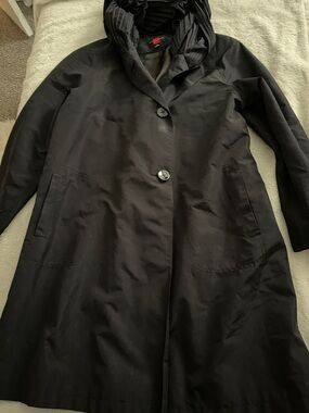 Gallery Black Women's Hooded Coat M